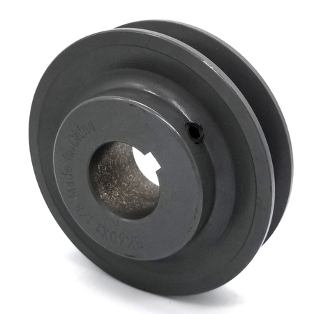 TERRE PRODUCTS V-Groove Drive Pulley - 4'' Dia. - 1 1/8'' Bore - Cast Iron 6240018